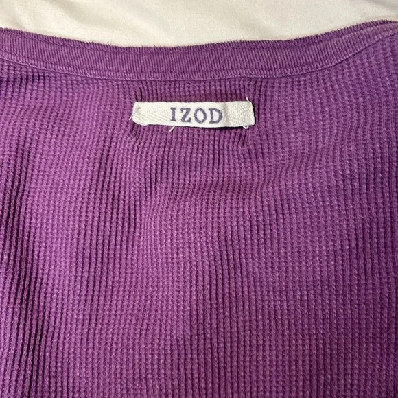 IZOD Kansas State University KSU Wildcats waffle Henley - Picture 10 of 10